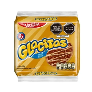 GLACITAS COOKIES WITH TOFFEE FLAVOR