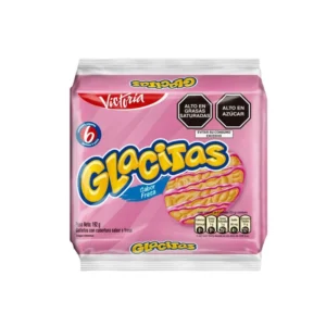 GLACITAS COOKIES WITH STRAWBERRY FLAVOR