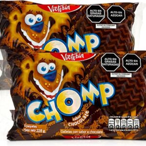 VICTORIA CHOMP COOKIES CHOCOLATE FLAVOR: (6 UNITS)