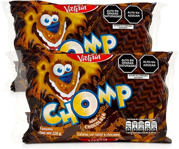 VICTORIA CHOMP COOKIES CHOCOLATE FLAVOR: (6 UNITS)