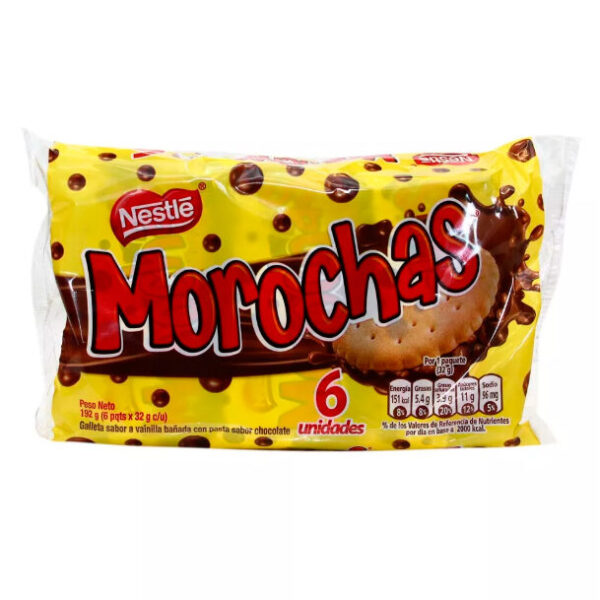 NESTLE MOROCHAS CHOCOLATE COOKIES: (6 UNITS)