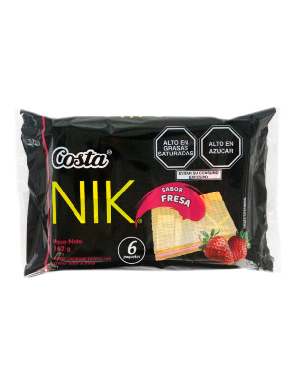 nik-wafers-six-pack-x-162-gr-fresa NIK STRAWBERRY-FLAVORED COOKIES